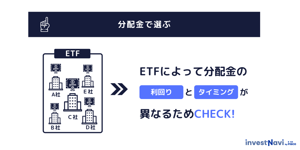 「ETFの選び方③分配金で選ぶ」
