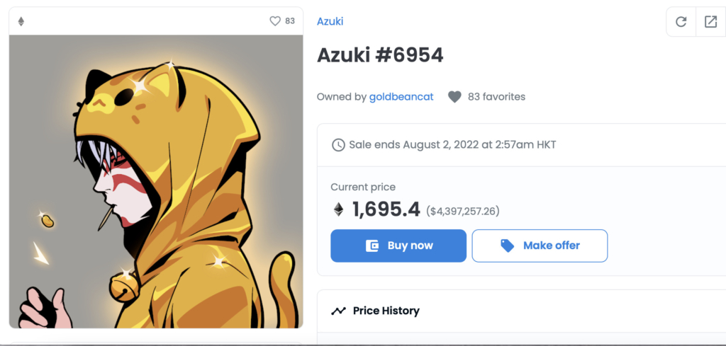 AZUKI  6954
