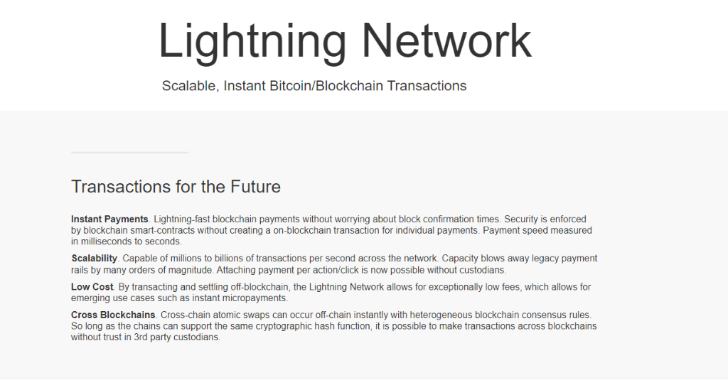 ライトニングネットワーク(Lightning Network)とは？